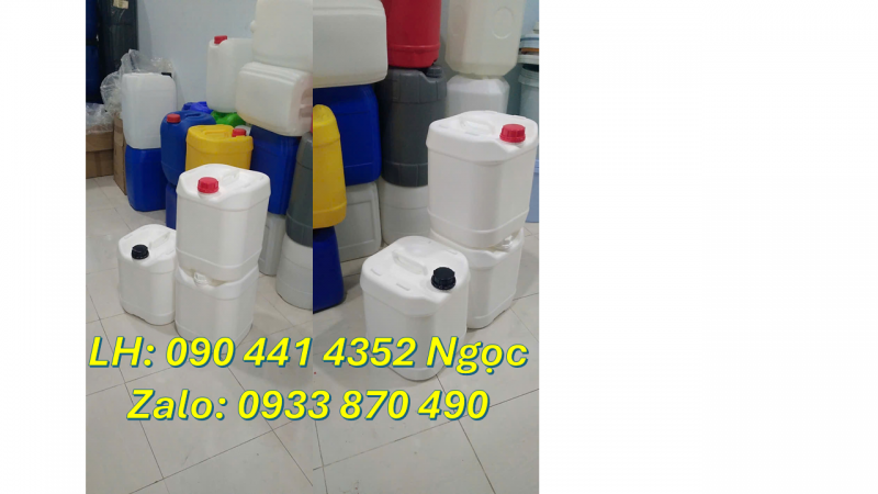 Sản xuất can nhựa 30 lít đựng hóa chất theo yêu cầu, giao hàng nhanh chóng, chất lượng