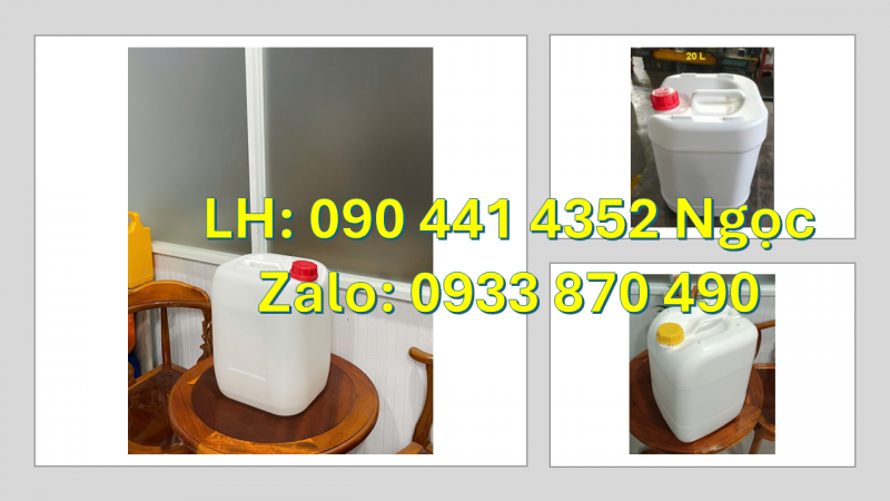 Sản xuất can nhựa 30 lít đựng hóa chất theo yêu cầu, giao hàng nhanh chóng, chất lượng