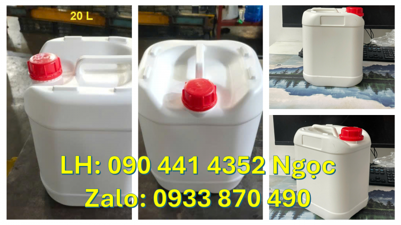 Can nhựa 1 lít vuông đựng sữa bò, can nhựa 2 lít đựng nước ép, can nhựa 5 lít đựng sữa hạt 
