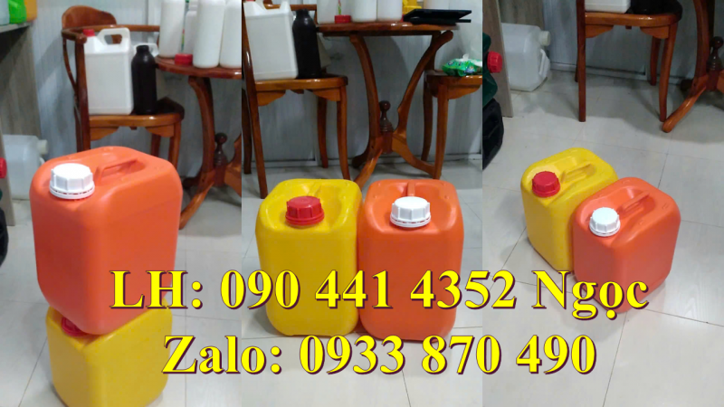 Can nhựa 30 lít đựng thuốc thú y, can nhựa 25 lít đựng axit, can nhựa 20 lít đựng kiềm 