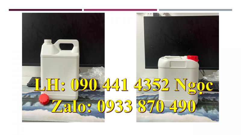 SX can nhựa 0.5 lít cao cấp, can 1 lít an toàn thực phẩm, can nhựa 2 lít màu theo yêu cầu 