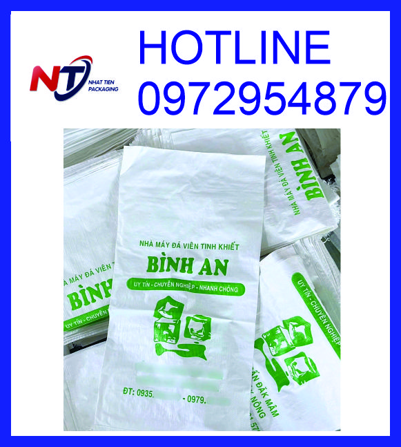 Bao bì PP dệt đựng đá lạnh
