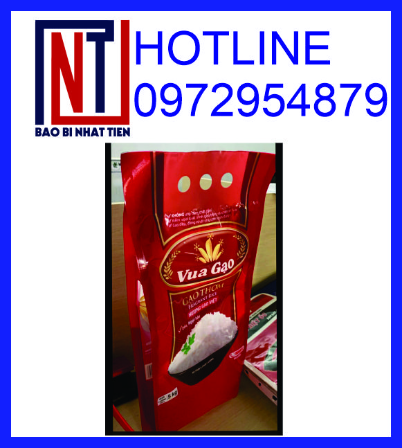 Sản xuất in ấn túi đựng gạo 5kg giá rẻ chất lượng