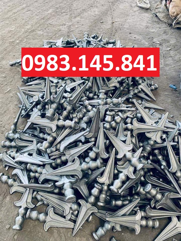 Mác gang trang trí cho cổng sắt mỹ thuật
