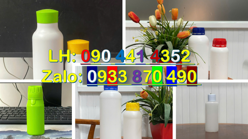 Chai thủy tinh 500ml mật độ tinh khiết cao, chai thủy tinh 1 lít đựng thực phẩm chịu nhiệt 
