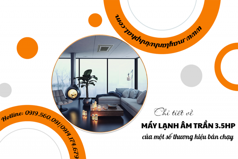 Máy lạnh âm trần 3.5HP Inverter được thiết kế với mặt lạnh siêu mỏng, nhẹ, tối ưu lắp đặt