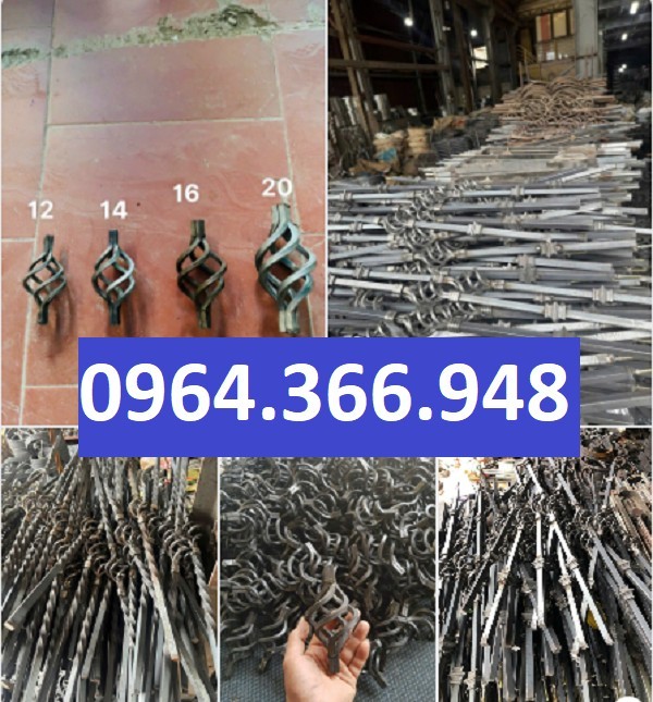 Quả rọ sắt dùng cho cổng, hàng rào và cầu thang