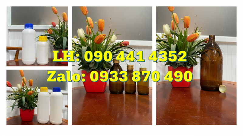 Chai nhựa 500ml đựng hóa chất loãng, vỏ chai nhựa 250ml đựng dầu, chai lọ 250ml đựng mật ong 