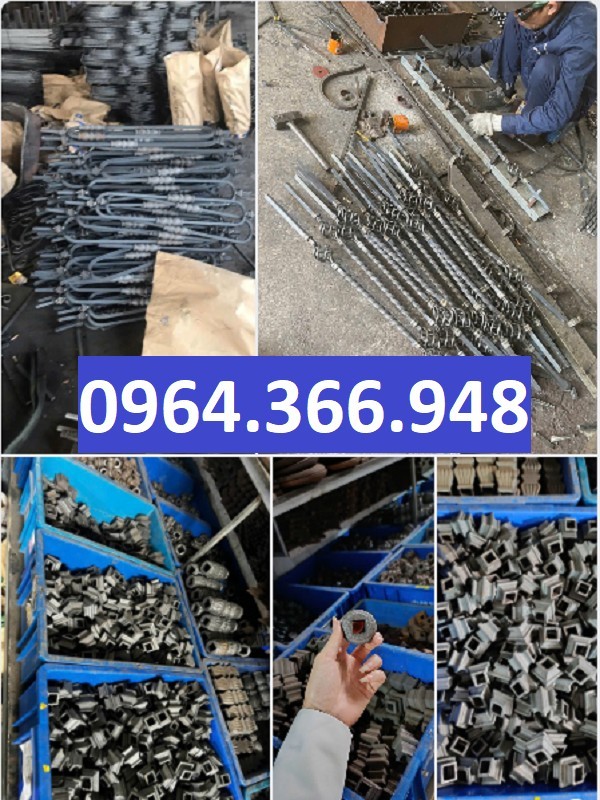 Hột gang đúc làm chi tiết trang trí cho cổng sắt