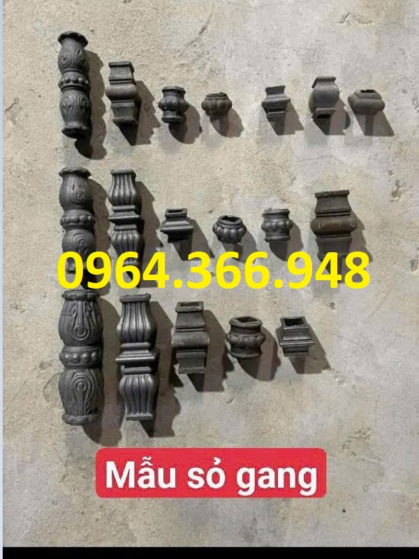 Hột gang đúc làm chi tiết trang trí cho cổng sắt