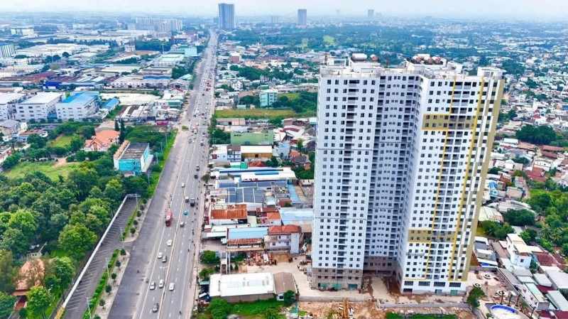 CHO THUÊ CĂN HỘ 2PN – 2WC  DIAMOND BOULEVARD – THUẬN AN, BÌNH DƯƠNG