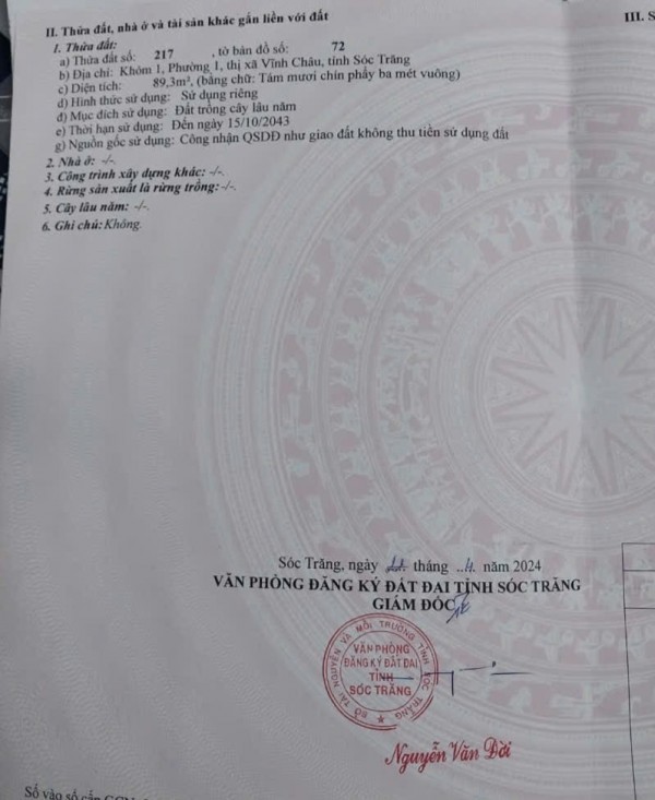 ĐẦU TƯ SINH LỜI - Chính Chủ Bán Dãy Nhà trọ 7 SARY – VĨNH CHÂU, SÓC TRĂNG