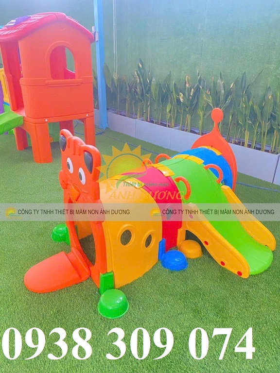 Cung chui mầm non, cổng chui mầm non, hang chui cầu trượt mầm non