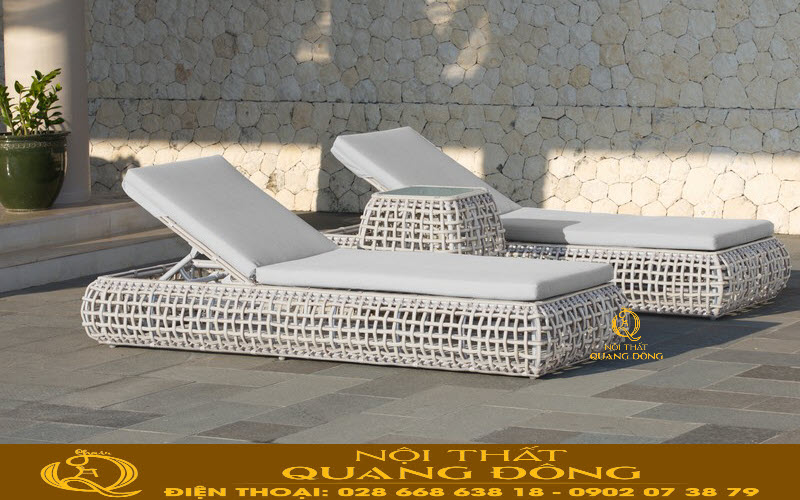 Ghế hồ bơi giả mây QD - 588 cho không gian của bạn
