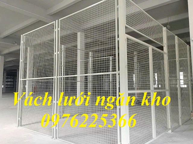 Vách lưới ngăn kho D4A50x50