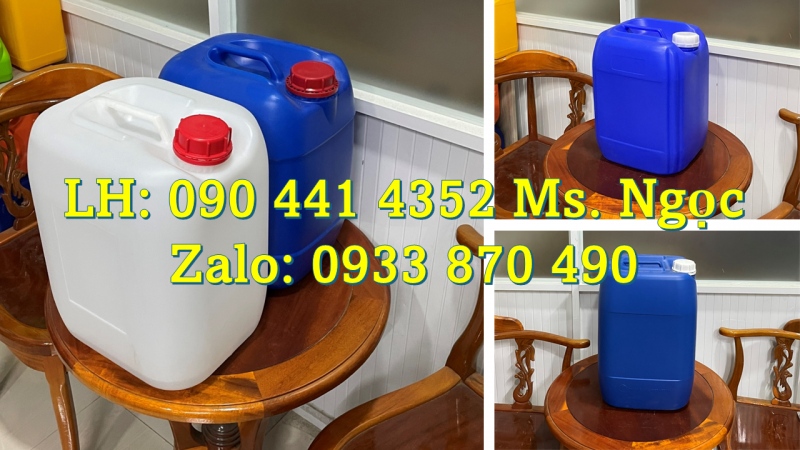 Can nhựa 10 lít đựng mực, can nhựa 20 lít đựng màu, can nhựa 25 lít đựng gel 