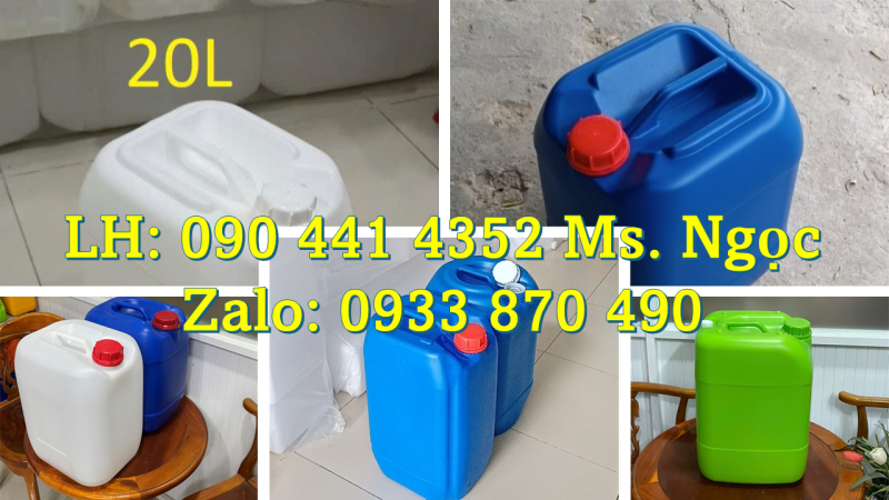 Can nhựa 10 lít đựng mực, can nhựa 20 lít đựng màu, can nhựa 25 lít đựng gel 