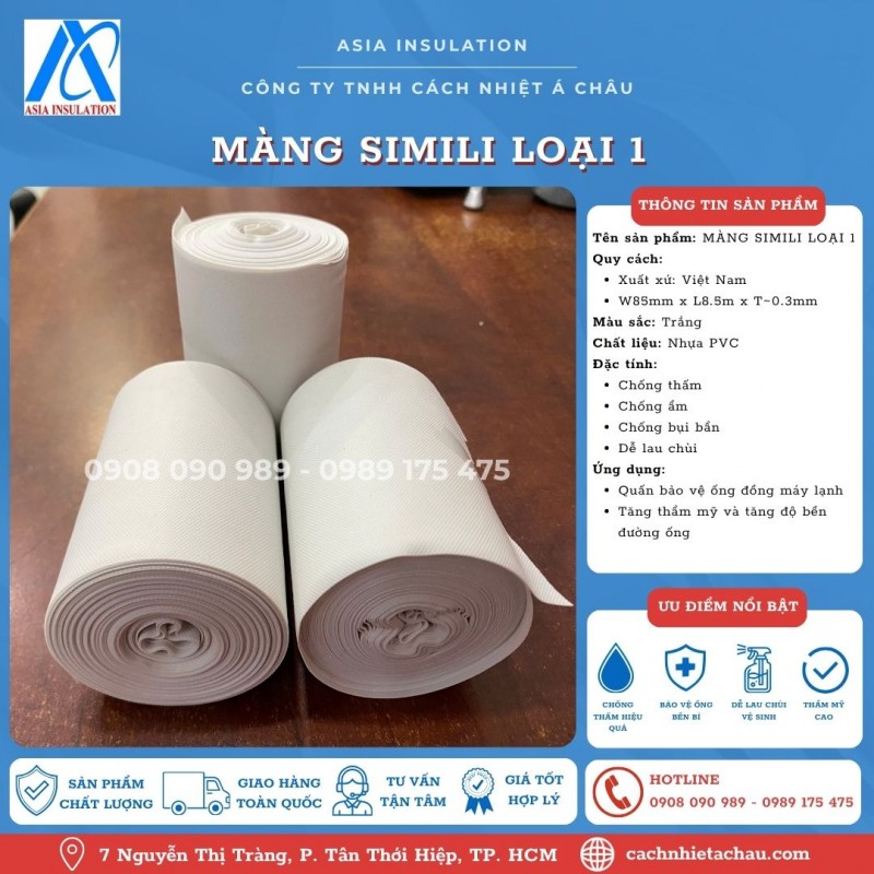 Simili loại 1 - Màng quấn bảo vệ ống đồng máy lạnh