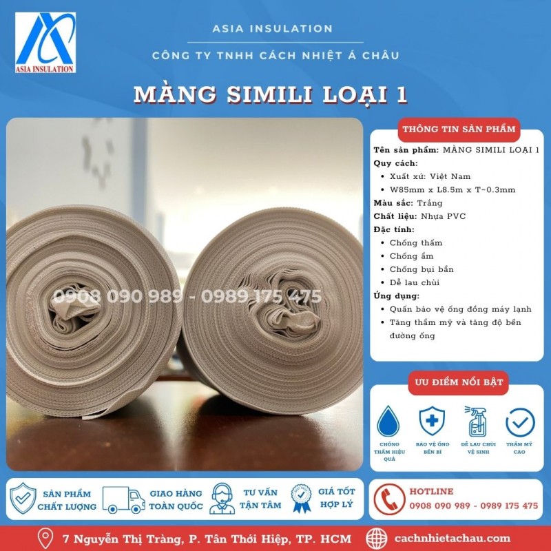 Simili loại 1 - Màng quấn bảo vệ ống đồng máy lạnh