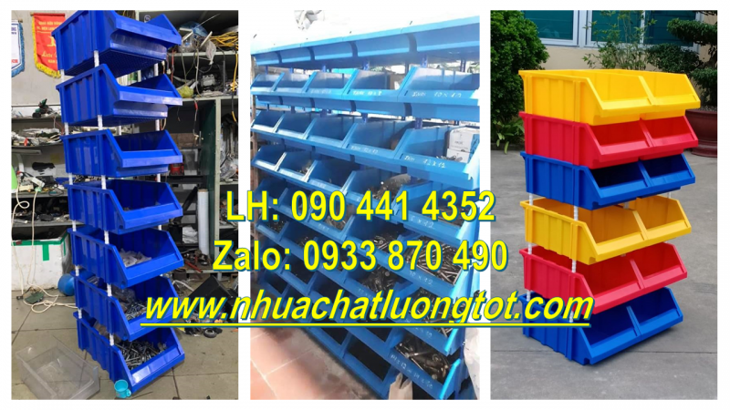 Khay nhựa đựng dụng cụ màu xanh dương, khay nhựa đựng linh kiện đa năng 