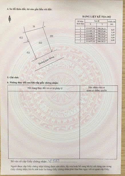 CHÍNH CHỦ BÁN ĐẤT DIỆN TÍCH  60,5M² FULL THỔ CƯ