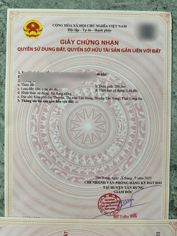 CHÍNH CHỦ BÁN CĂN NHÀ VỊ TRÍ ĐẮC ĐỊA CÓ SẴN 7 PHÒNG CHO THUÊ – TRỤC ĐƯỜNG LỚN TT Tân Hưng, Long An