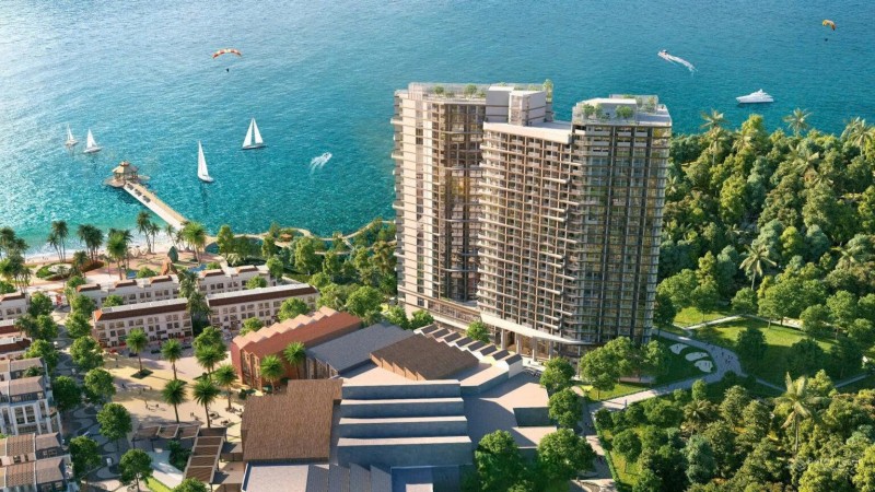 Cắt lỗ 300 triệu căn hộ CC Studio tại Xanh 1 Island Cát Bà view pháo hoa view Vịnh Cát Bà