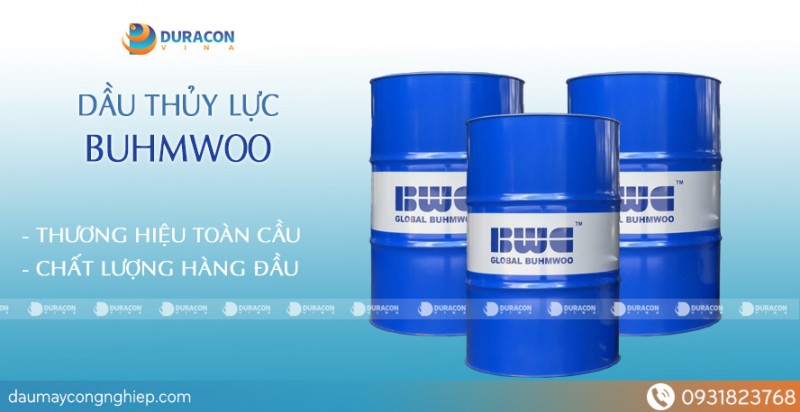 Dầu thủy lực 32, 46, 68 của Buhmwoo Hàn Quốc chính hãng