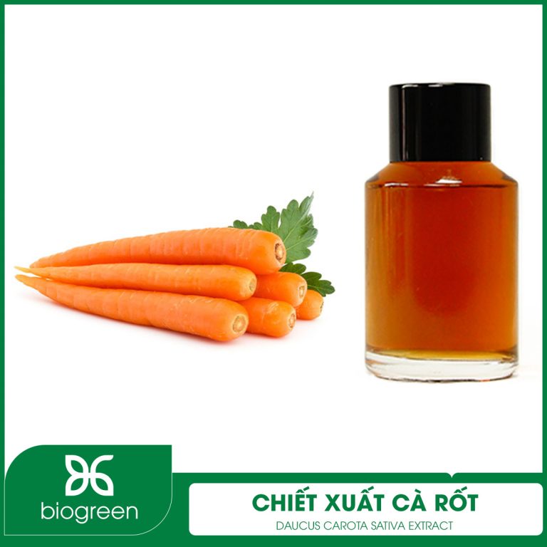 CHIẾT XUẤT CÀ RỐT BIOGREEN - NGUYÊN LIỆU CHỐNG LÃO HOÁ DA TRONG MỸ PHẨM