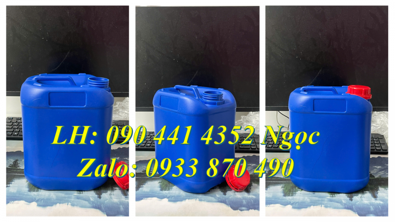 Can nhựa 0.5 lít, can 1 lít nhựa HDPE, can nhựa 2 lít vuông đựng hóa chất 