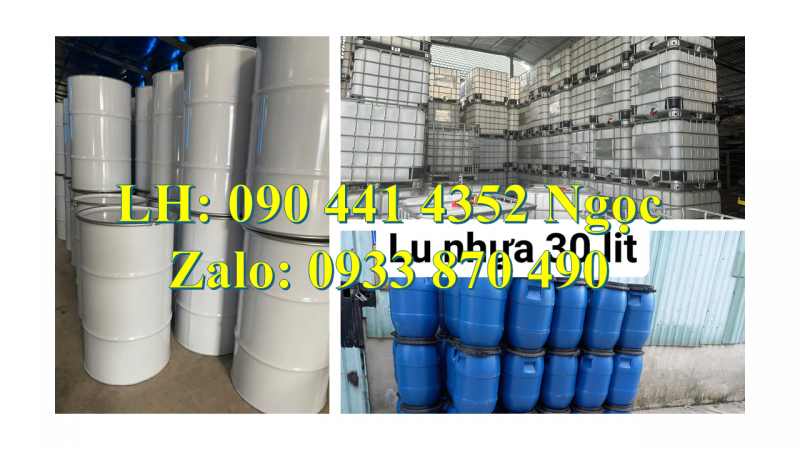 Bán thùng phuy sắt 220 lít mới – cũ, thùng phuy sắt đựng chất hóa học dễ cháy 220 lít 