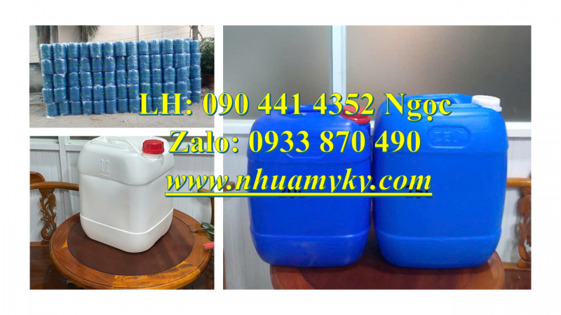 Phân phối can nhựa 22 lít tại Vĩnh Long, can nhựa 24 lít tại Cần Thơ, can nhựa 25 lít tại Bình Dương