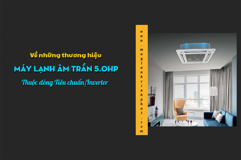 Lắp Điều hòa âm trần 5HP hiệu Mitsubishi Heavy và Daikin cho Studio, Spa