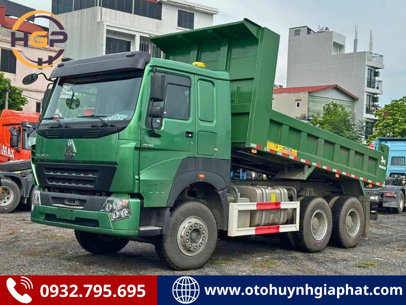 XE TẢI BEN HOWO V7G 380HP 2 CẤU HÌNH 3 CHÂN & 4 CHÂN | THÙNG VUÔNG & THÙNG U