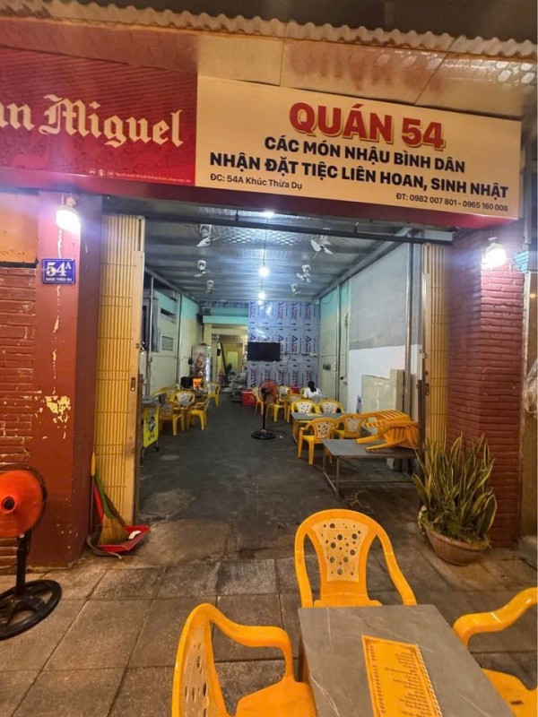 CẦN SANG QUÁN NHẬU – VÀO LÀM NGAY - 54 KHÚC THỪA VỤ - NHA TRANG