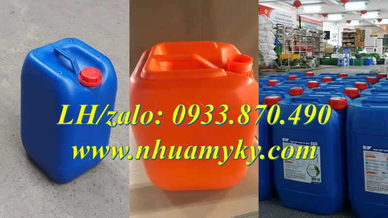 Bán can nhựa 25 lít đựng nước muối, can nhựa 22 lít đựng hóa chất thí nghiệm