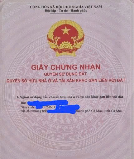 CHÍNH CHỦ CẦN BÁN NHÀ và ĐẤT + 2 PHÒNG TRỌ –  VỊ TRÍ ĐẸP TẠI PHƯỜNG 8 - TP. CÀ MAU