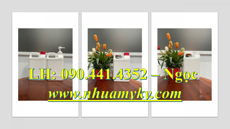 Bán can nhựa 5 lít đựng methanol, bình 2 lít đựng rượu, can nhựa 1 lít đựng chất dễ bắt lửa 