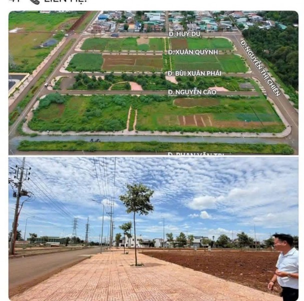 BÁN ĐẤT KHU ĐẤU GIÁ ĐƯỜNG BÙI XUÂN PHÁI – TDP 12, PHƯỜNG TÂN AN, TỈNH ĐẮK LẮK