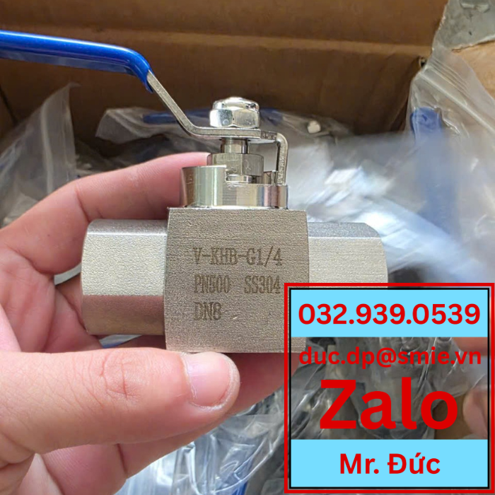 Van bi thủy lực inox- van bi tay gạt inox, van thủy lực inox