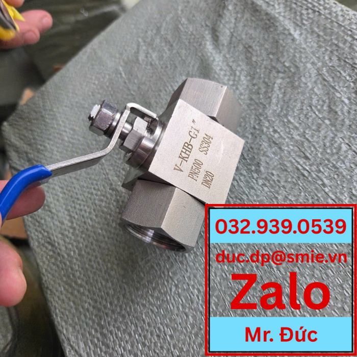 Van bi thủy lực inox- van bi tay gạt inox, van thủy lực inox