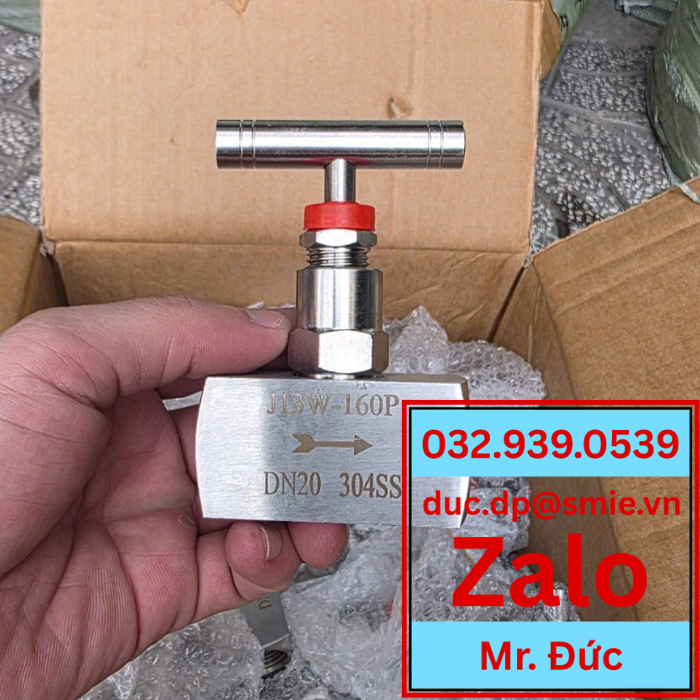 Van kim inox, van kim thủy lực inox, J13W-160P