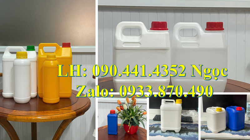 SX can nhựa 5 lít đựng hóa chất có vạch chia, can nhựa 5 lít đựng hóa chất nắp garenti thoát khí 