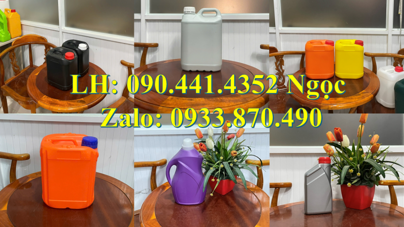 SX can nhựa 5 lít đựng hóa chất có vạch chia, can nhựa 5 lít đựng hóa chất nắp garenti thoát khí 