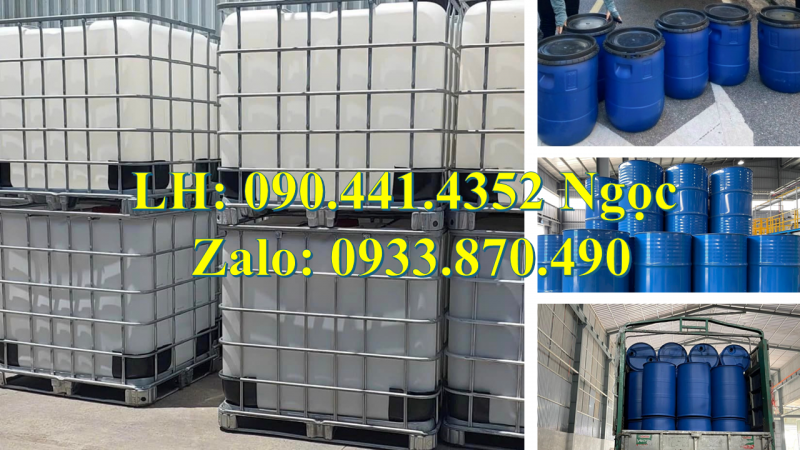 Thùng phuy sắt đựng hóa chất 220 lít, bán vỏ thùng phuy sắt 220L mới, thùng phi sắt 220 lít cũ 