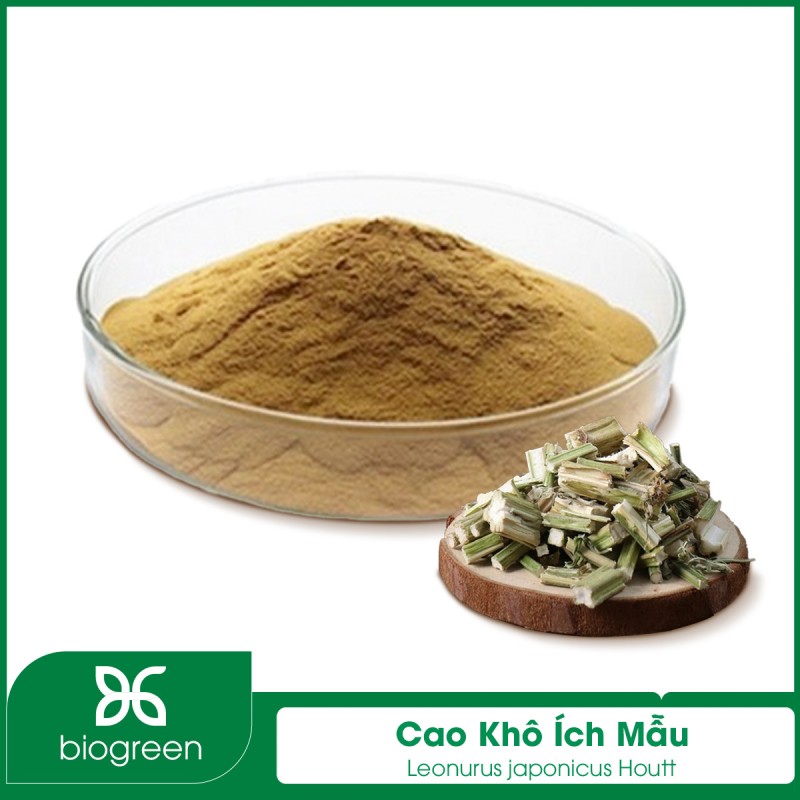 CAO KHÔ ÍCH MẪU - NGUYÊN LIỆU THỰC PHẨM BẢO VỆ SỨC KHOẺ AN THẦN, ĐIỀU HOÀ KINH NGUYỆT