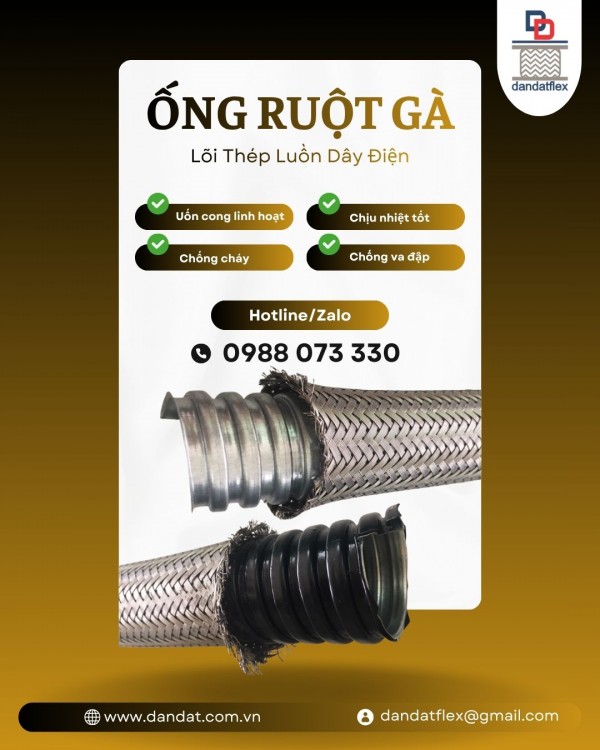 ỐNG RUỘT GÀ LÕI THÉP | ỐNG RUỘT GÀ LÕI THÉP LUỒN DÂY ĐIỆN