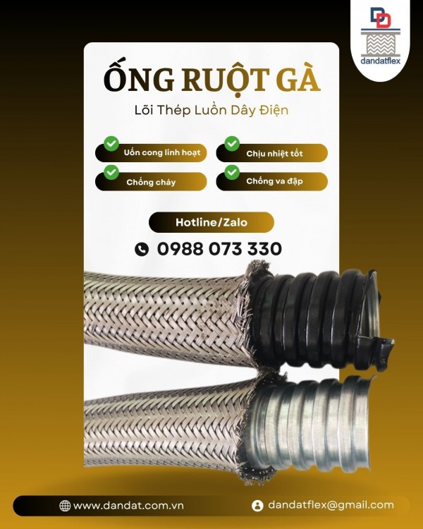 ỐNG RUỘT GÀ LÕI THÉP BỌC NHỰA PVC | ỐNG LUỒN DÂY ĐIỆN BỌC NHỰA BỌC LƯỚI INOX