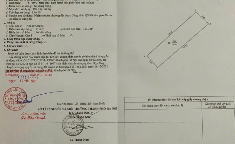 Bán Nhà 50 m2, Ô Tô Đỗ Trong Nhà Ngõ 26, Yên Lạc, phường Vĩnh Tuy, Hai Bà Trưng, tp Hà Nội