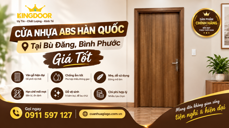 Cửa Nhựa ABS Hàn Quốc Tại Bù Đăng, Bình Phước | Giá Tốt